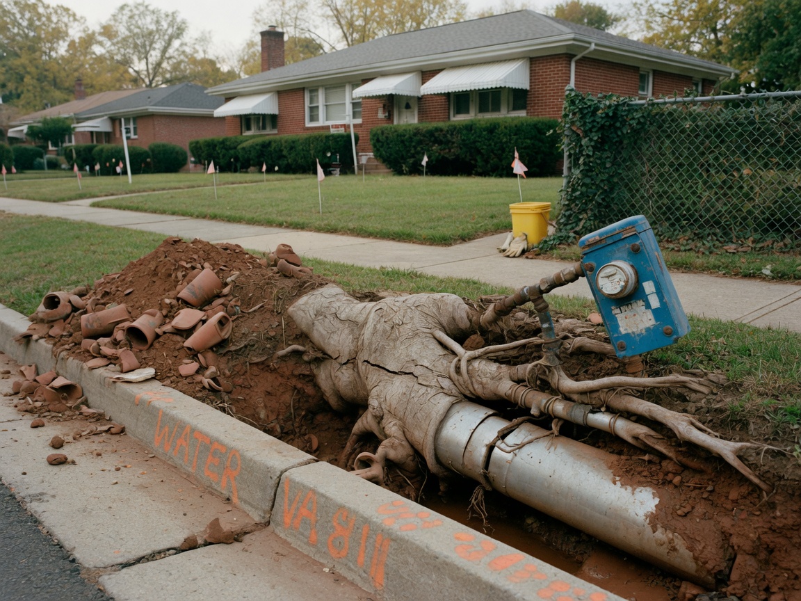How Tree Roots Affect Water Lines in Older Manassas Neighborhoods