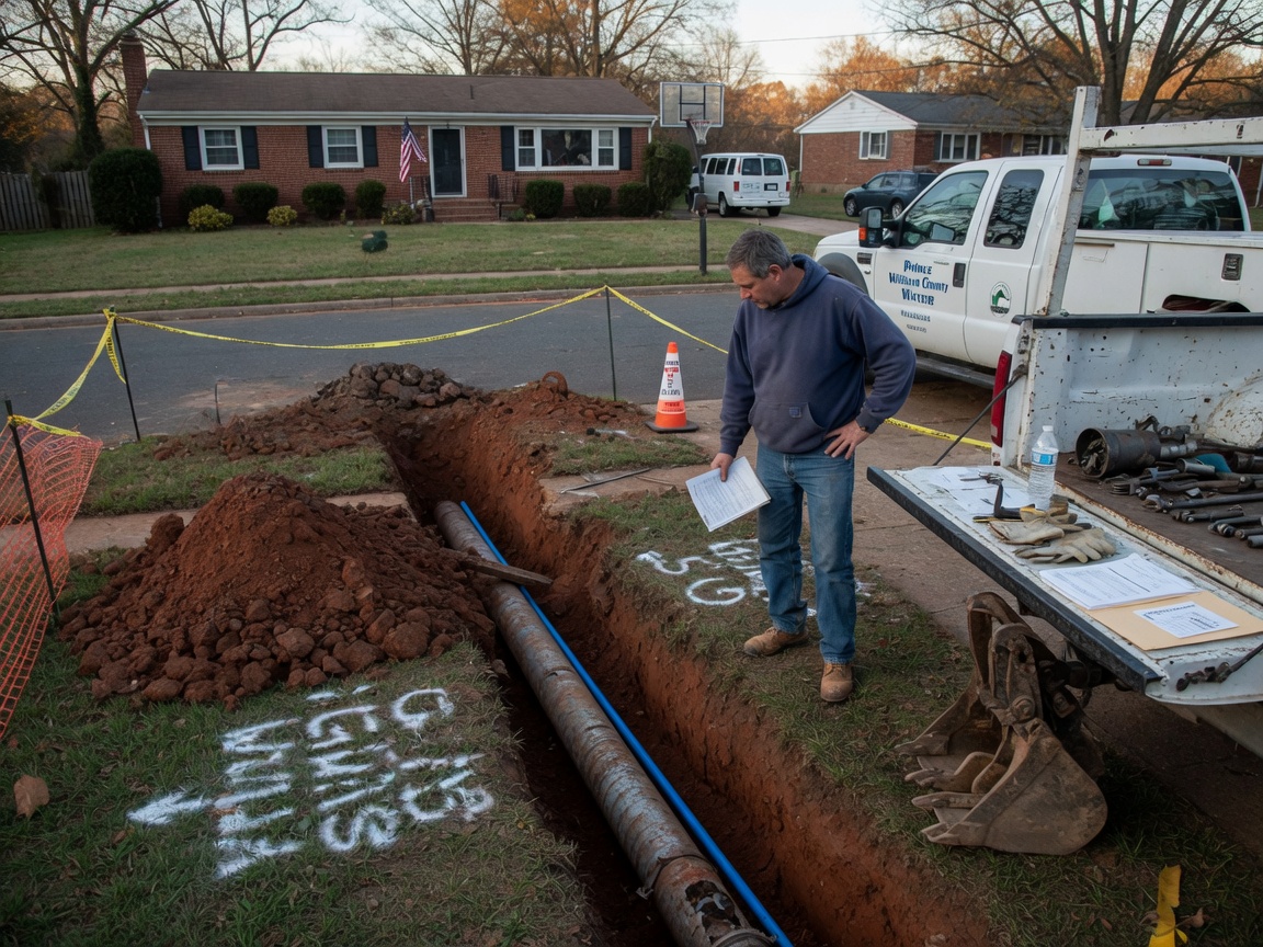 What Manassas Homeowners Pay for Water Line Replacement