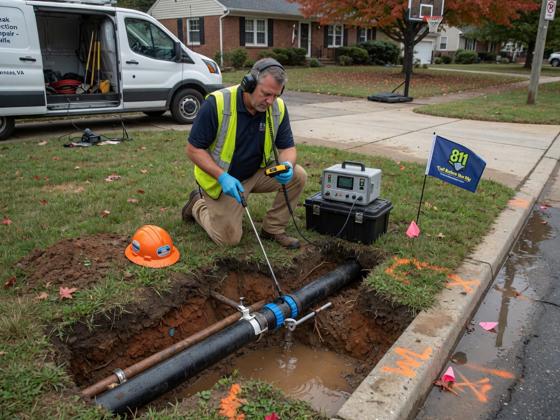 Water Line Repair in Sudley