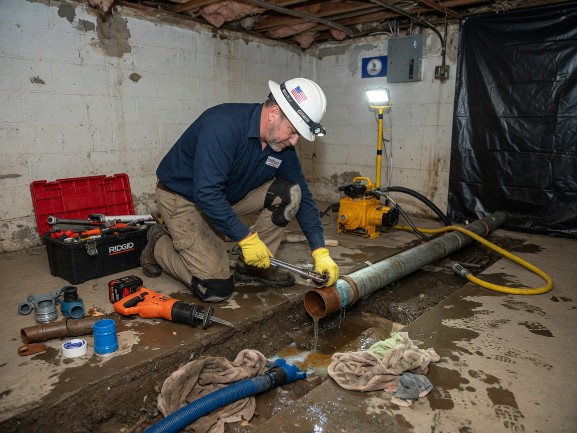 Water Line Repair in West Gate, VA 20109