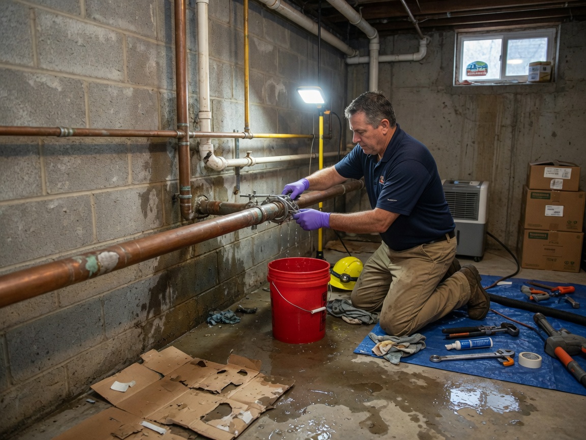 Water Line Repair in Sumner Lake